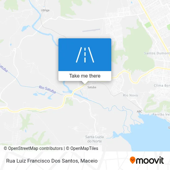 Rua Luiz Francisco Dos Santos map