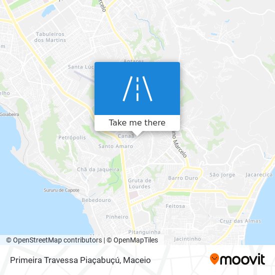 Primeira Travessa Piaçabuçú map