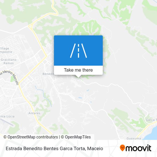 Estrada Benedito Bentes Garca Torta map