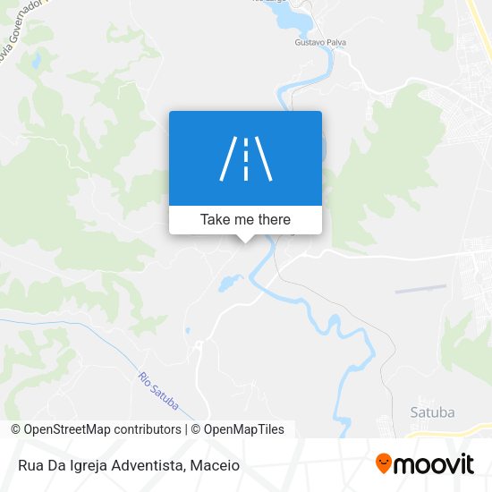 Rua Da Igreja Adventista map