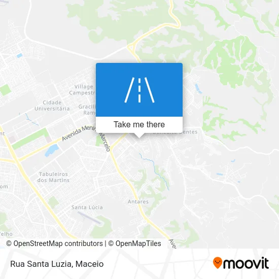 Rua Santa Luzia map