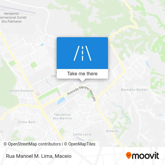 Rua Manoel M. Lima map