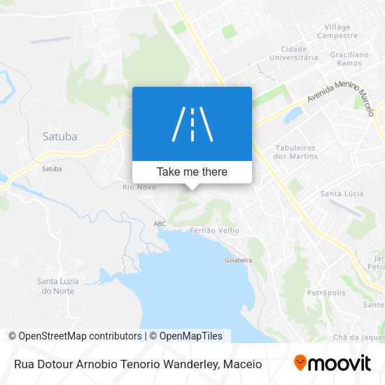 Rua Dotour Arnobio Tenorio Wanderley map