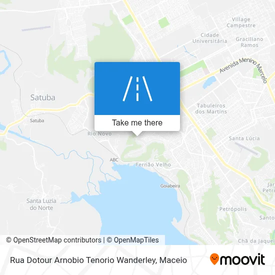 Rua Dotour Arnobio Tenorio Wanderley map