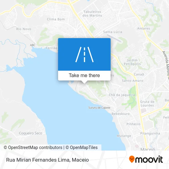Rua Mirian Fernandes Lima map