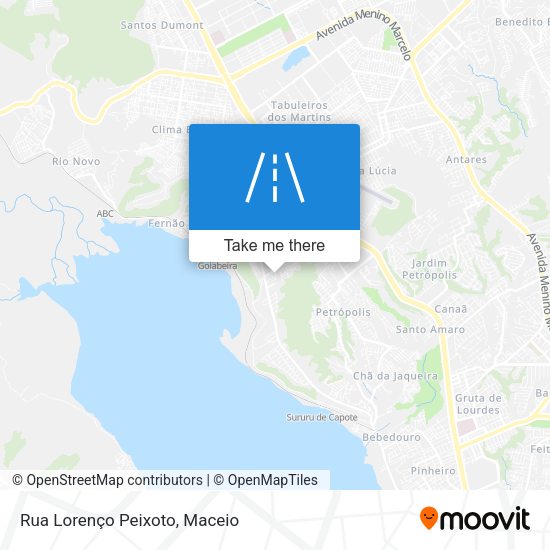 Rua Lorenço Peixoto map
