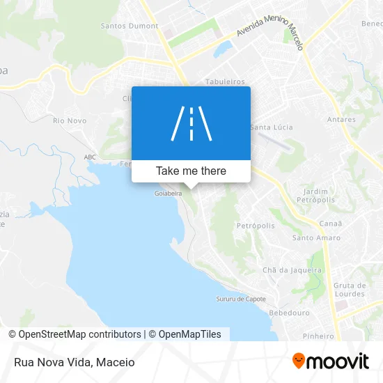 Rua Nova Vida map