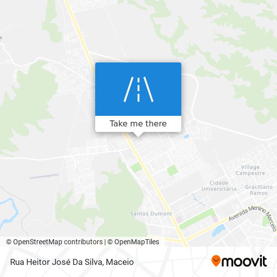 Rua Heitor José Da Silva map