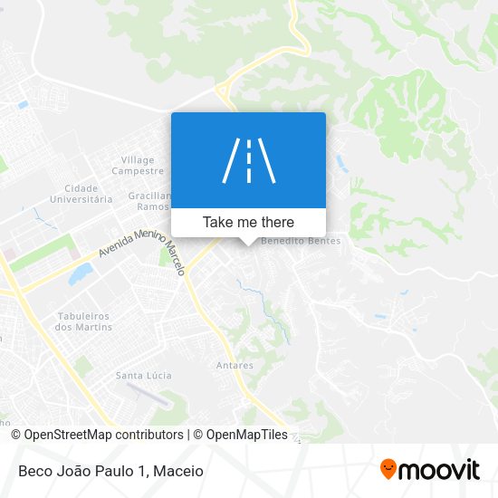 Beco João Paulo 1 map