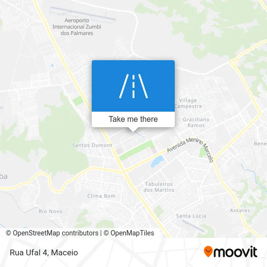 Rua Ufal 4 map