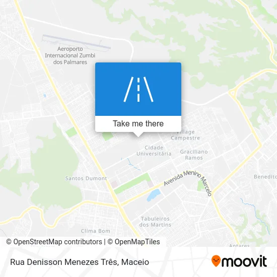 Rua Denisson Menezes Três map