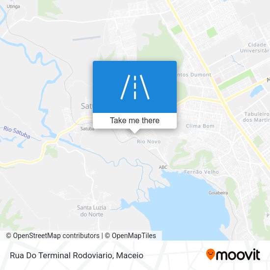 Rua Do Terminal Rodoviario map