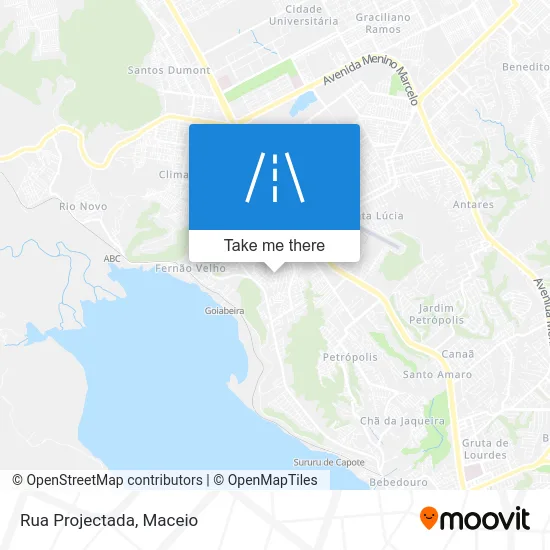 Rua Projectada map