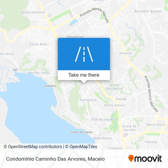 Condominio Caminho Das Arvores map