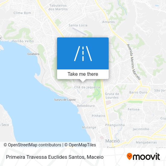 Primeira Travessa Euclides Santos map
