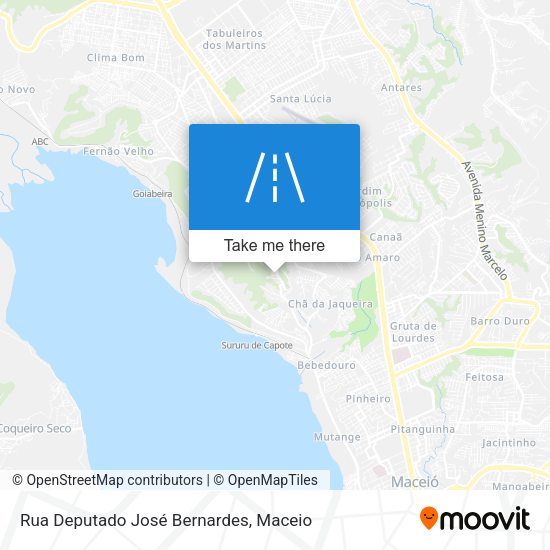 Rua Deputado José Bernardes map