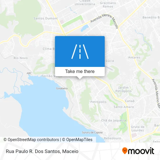 Rua Paulo R. Dos Santos map