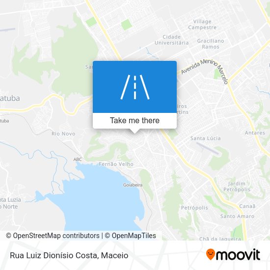 Rua Luiz Dionísio Costa map