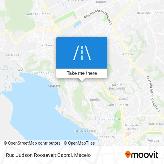 Rua Judson Roosevelt Cabral map