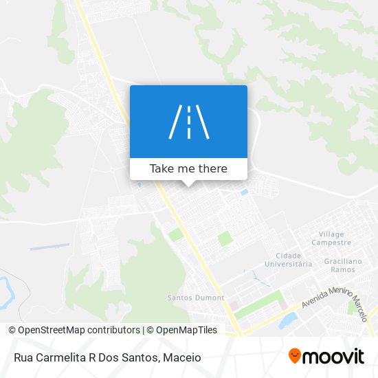 Mapa Rua Carmelita R Dos Santos