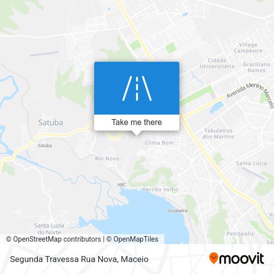 Segunda Travessa Rua Nova map