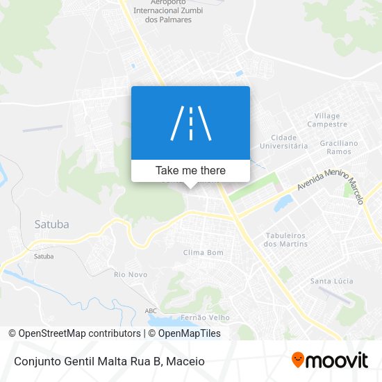 Conjunto Gentil Malta Rua B map