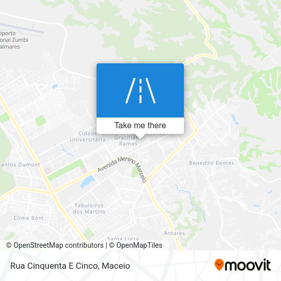 Rua Cinquenta E Cinco map