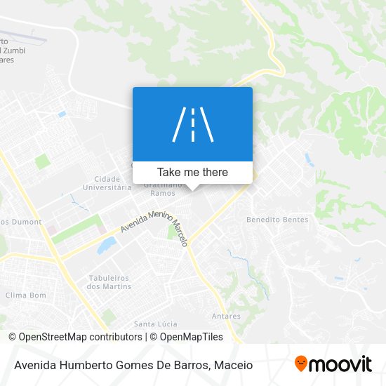 Avenida Humberto Gomes De Barros map