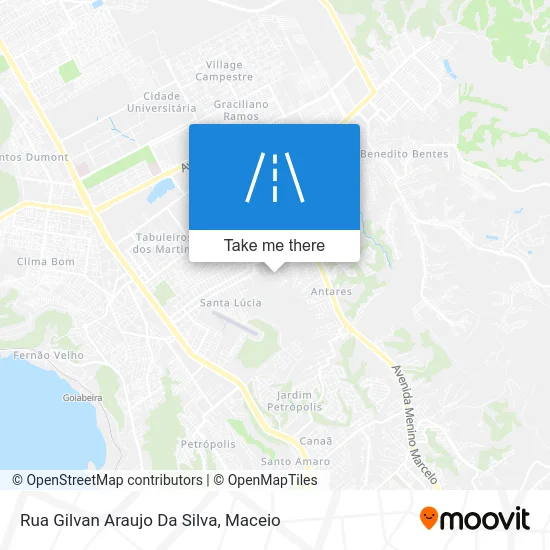 Rua Gilvan Araujo Da Silva map