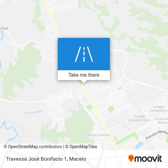 Travessa José Bonifacio 1 map