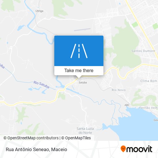 Mapa Rua Antônio Seneao