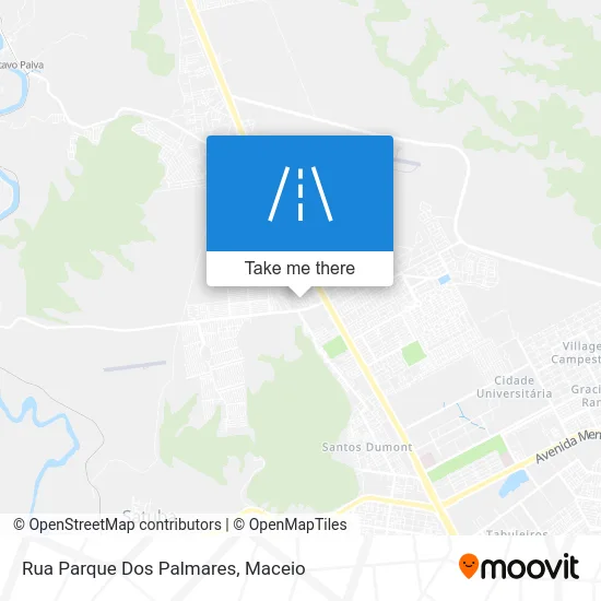 Rua Parque Dos Palmares map