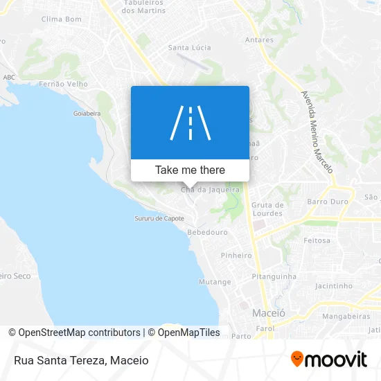 Rua Santa Tereza map