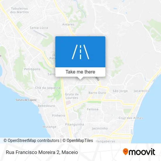 Rua Francisco Moreira 2 map