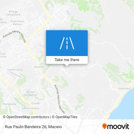 Rua Paulo Bandeira 26 map