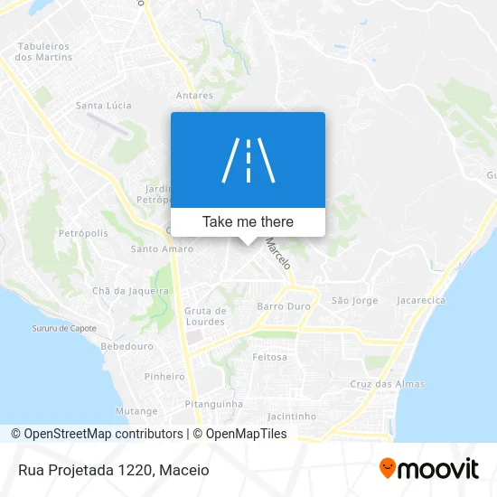 Rua Projetada 1220 map