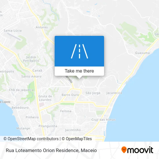 Rua Loteamento Orion Residence map