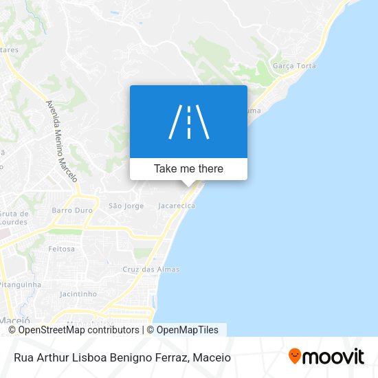 Rua Arthur Lisboa Benigno Ferraz map