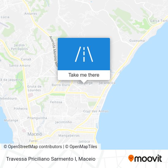 Travessa Priciliano Sarmento I map