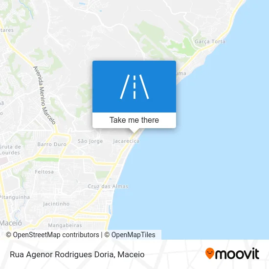 Rua Agenor Rodrigues Doria map