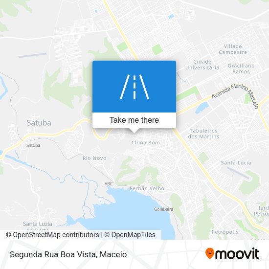 Segunda Rua Boa Vista map