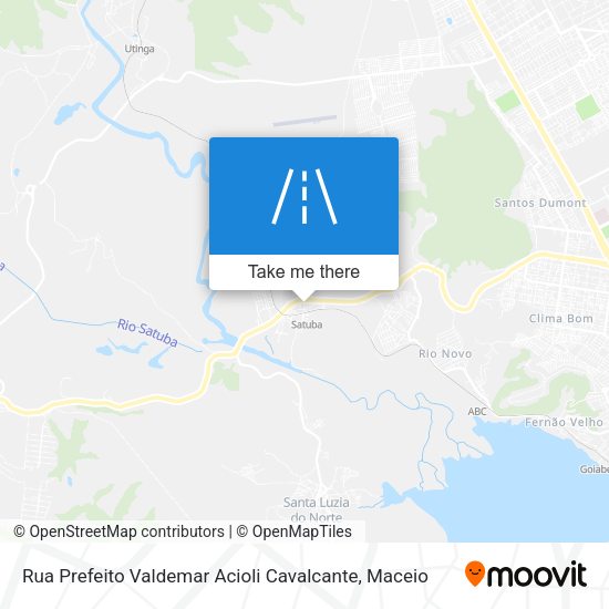 Rua Prefeito Valdemar Acioli Cavalcante map