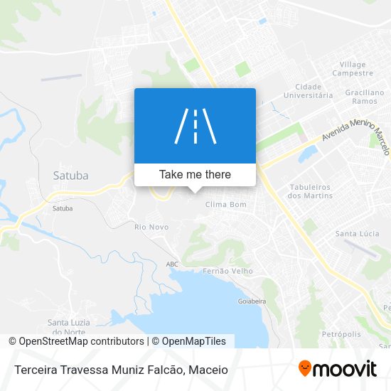 Terceira Travessa Muniz Falcão map