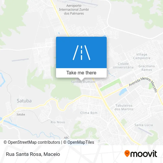 Rua Santa Rosa map