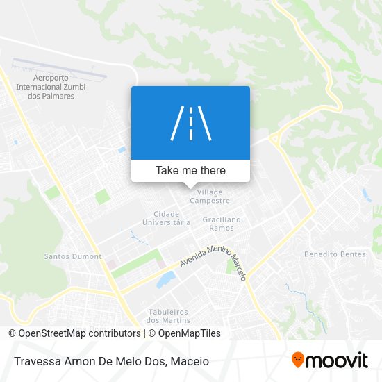 Travessa Arnon De Melo Dos map