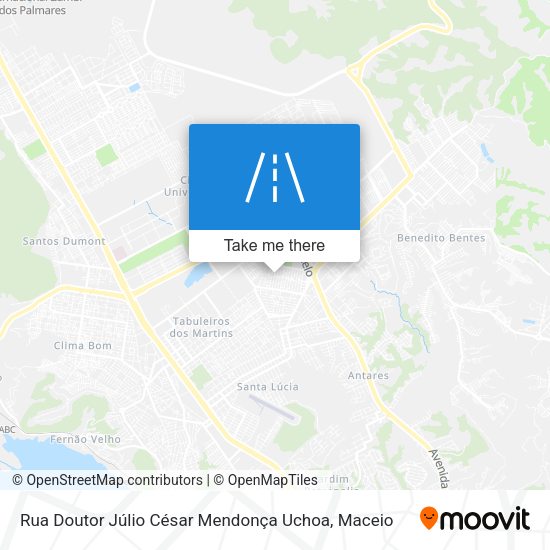 Rua Doutor Júlio César Mendonça Uchoa map