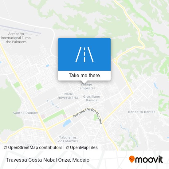 Travessa Costa Nabal Onze map