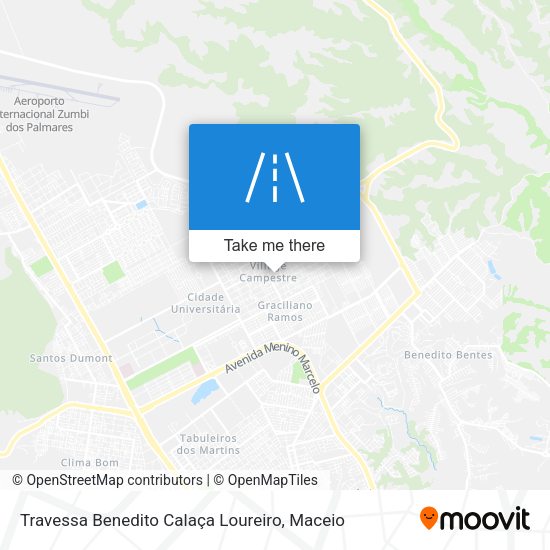 Travessa Benedito Calaça Loureiro map