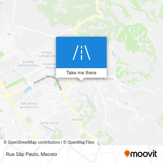 Rua Sãp Paulo map