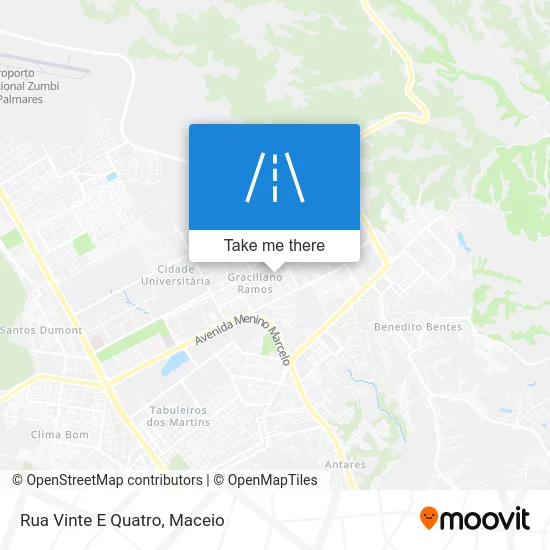 Rua Vinte E Quatro map